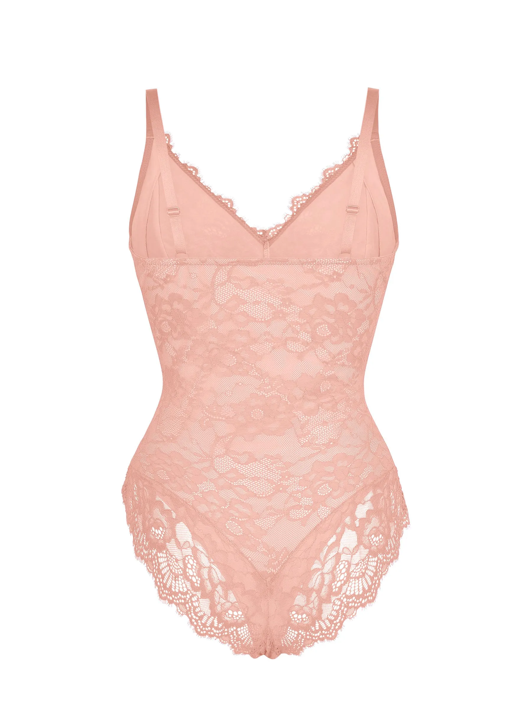 Lace Sculpt V-Neck  Bodysuit - Image 48
